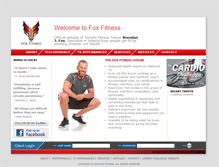 Tablet Screenshot of foxfitness.ca